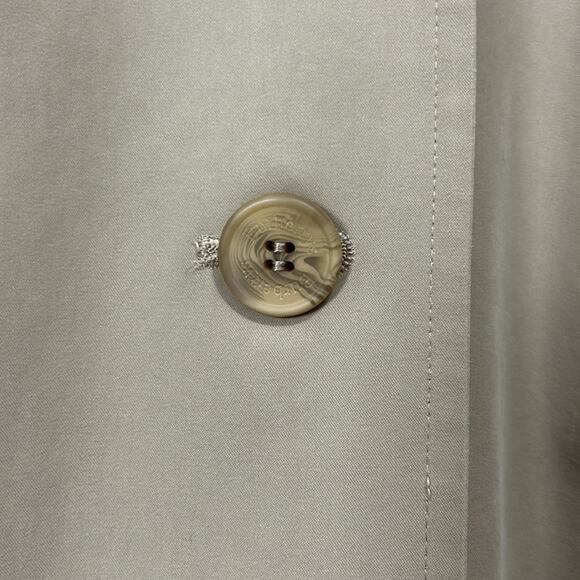 Burberry Long Waterloo Heritage Trench Coat size 12 petite - Picture 6 of 14